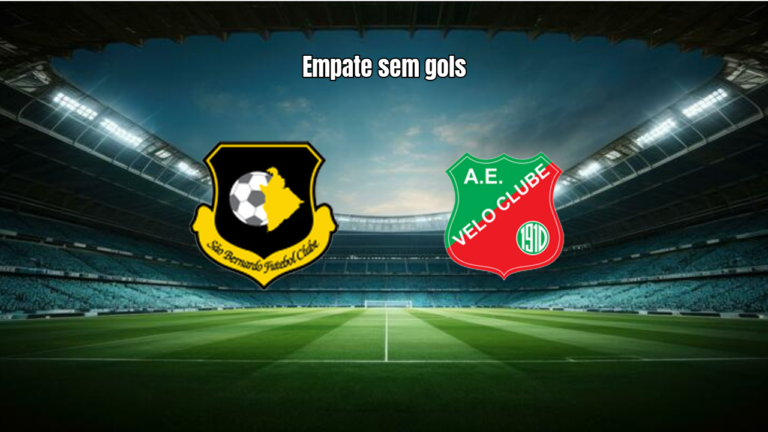 EC São Bernardo U20 0x0 Velo Clube U20 pelo Paulista U20