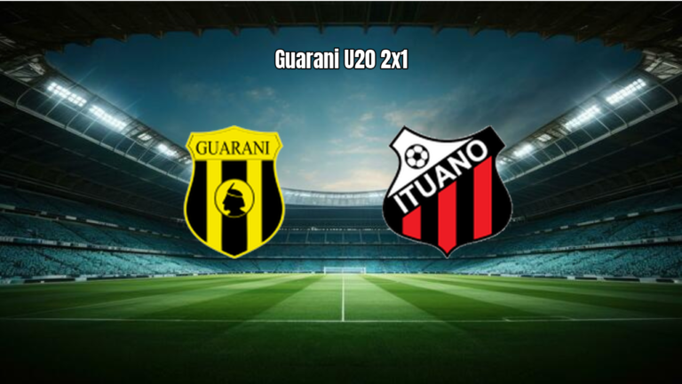 Guarani U20 vence Ituano U20 por 2 a 1 no Paulista