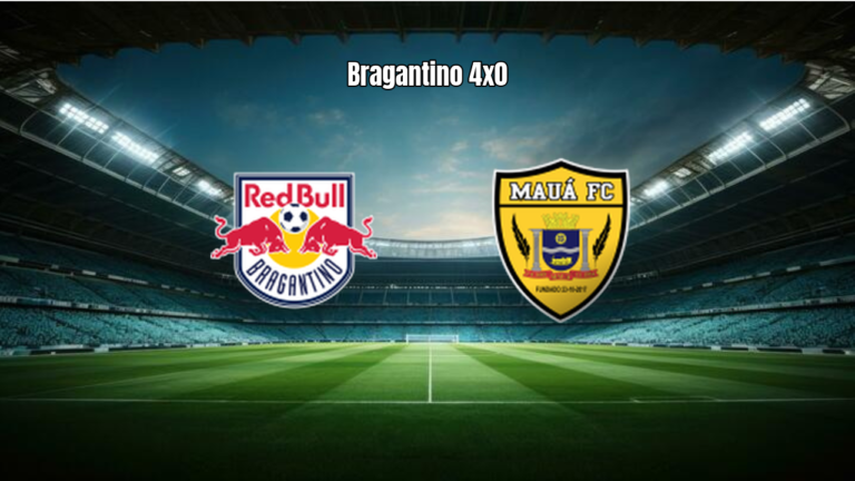 RB Bragantino U20 goleia Mauá U20 por 4 a 0 no Paulista