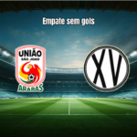 União São João U20 e XV de Piracicaba U20 empatam em 0 a 0