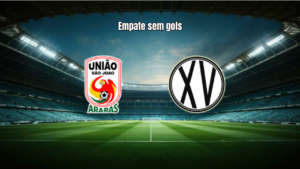 União São João U20 e XV de Piracicaba U20 empatam em 0 a 0