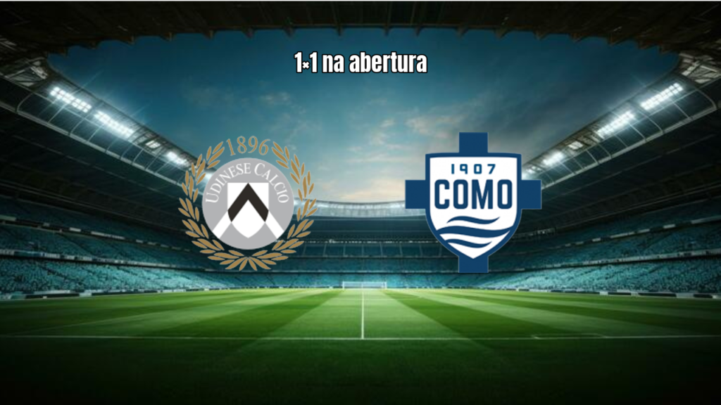 Udinese x Como: Empate na Abertura da Serie A Italiana