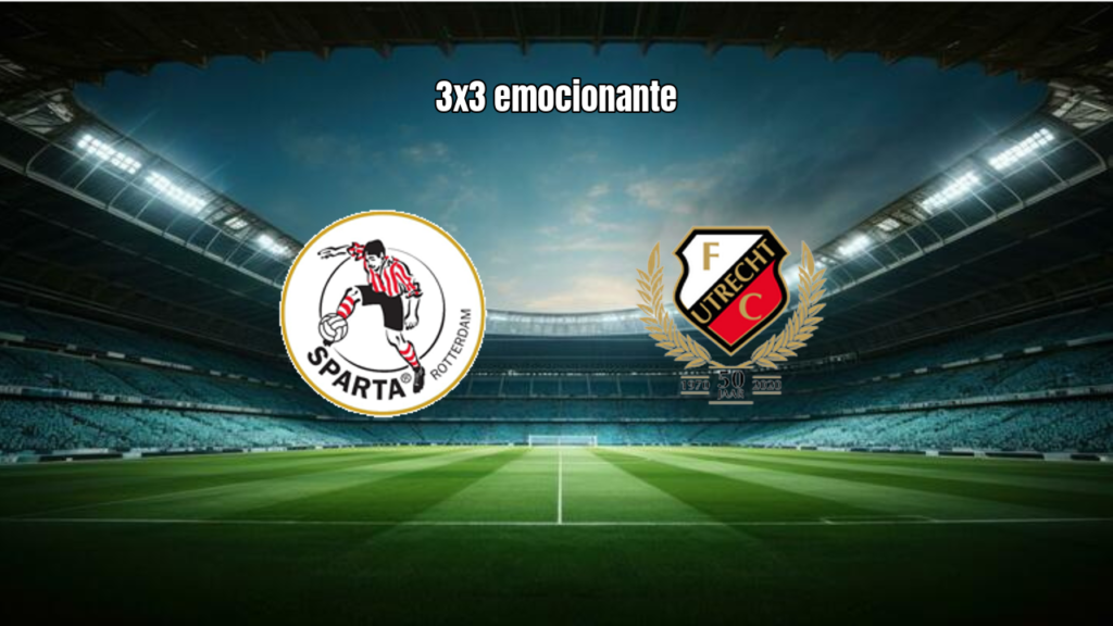 Sparta Rotterdam 3x3 Utrecht: Destaques de Jogo Equilibrado