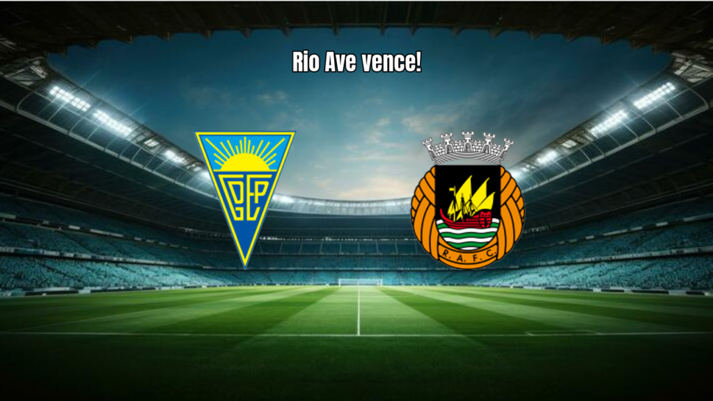 Estoril 0x2 Rio Ave: Rio Ave vence e soma 3 pontos