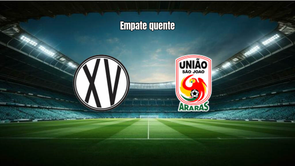 XV de Piracicaba 1x1 União São João: empate na Copa Paulista