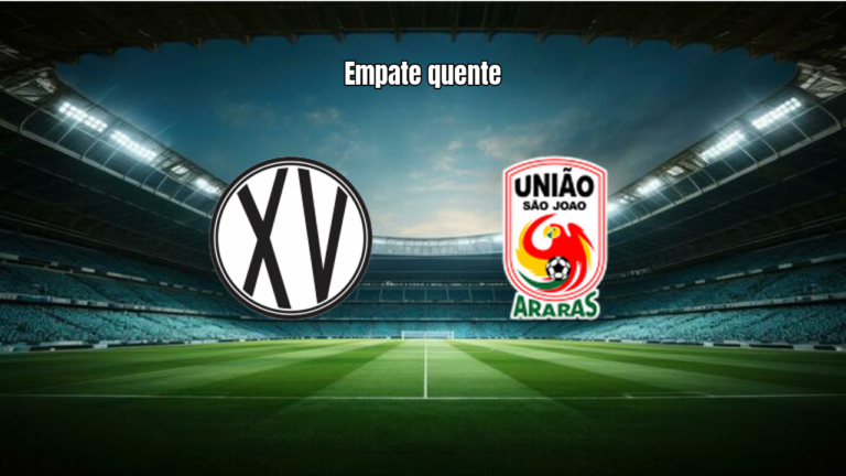 XV de Piracicaba 1x1 União São João: empate na Copa Paulista