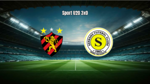 Sport Recife U20 vence Serrano PE por 3 a 0 no Pernambucano