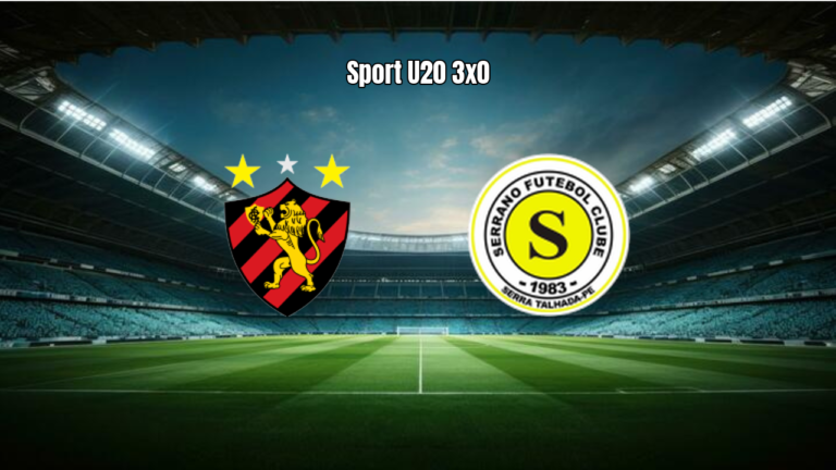 Sport Recife U20 vence Serrano PE por 3 a 0 no Pernambucano