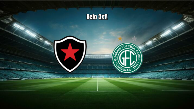 Botafogo-PB 3x1 Guarani Campinas: vitória na Série C