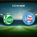 Juventude W e Bahia W empatam em 2 a 2 no Alfredo Jaconi