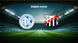 Confiança 0x1 Anápolis: vitória nos acréscimos na Série C