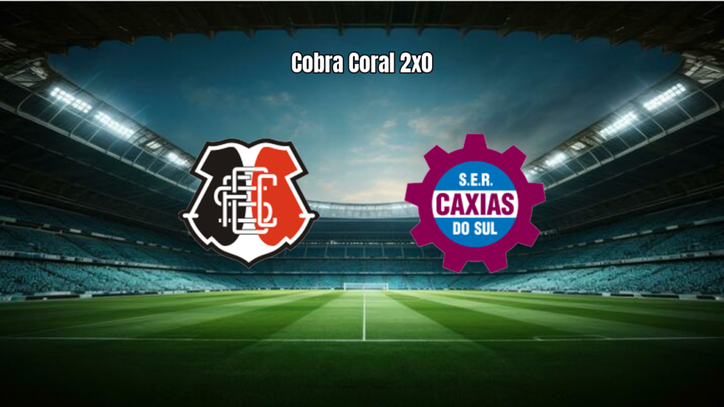 Santa Cruz 2x0 Caxias: Cobra Coral vence na Série C
