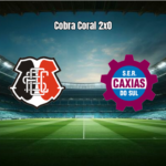 Santa Cruz 2x0 Caxias: Cobra Coral vence na Série C