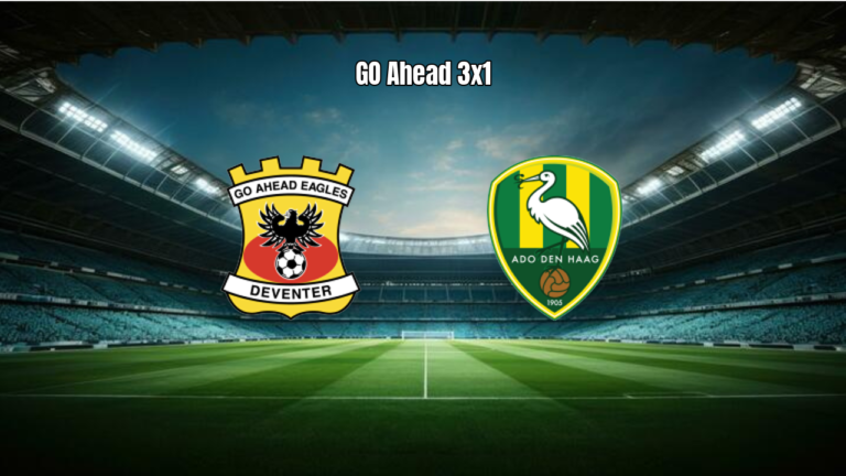 GO Ahead Eagles vence ADO Den Haag por 3 a 1 na Eredivisie