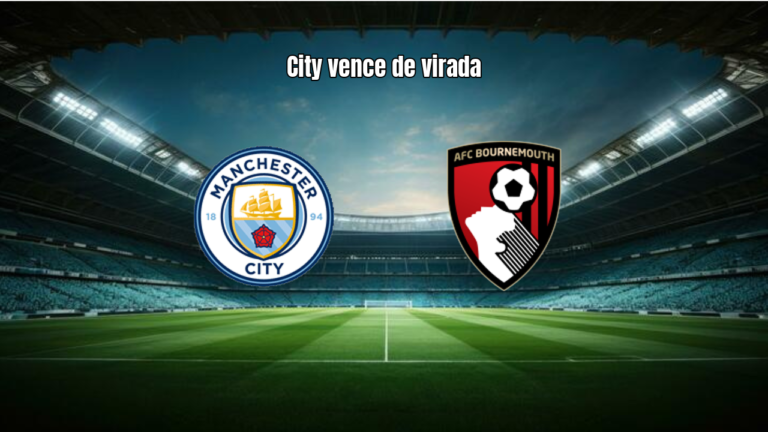 Manchester City vira sobre Bournemouth na estreia