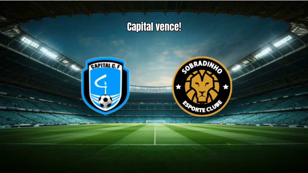 Capital TO U20 vence Sobradinho U20 por 1 a 0 na semifinal