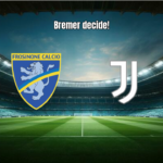 Frosinone 0x1 Juventus: Bremer decide na estreia na Serie A
