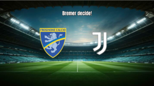 Frosinone 0x1 Juventus: Bremer decide na estreia na Serie A