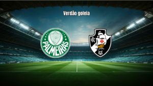 Palmeiras 4x1 Vasco: López e Vitor Roque brilham no Nubank Parque