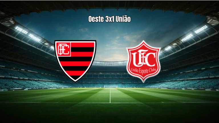 Oeste Brasil vence União PR por 3 a 1 no Paranaense 3