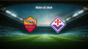 AS Roma 4x0 Fiorentina: show de Donyell Malen na estreia