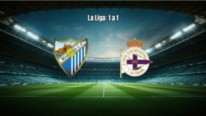 Málaga e Deportivo empatam em 1 a 1 na 2ª rodada da La Liga
