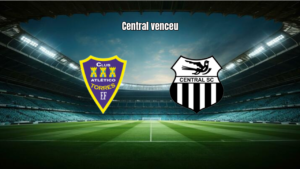 Central vence Atletico Torres por 2 a 0 no Pernambucano