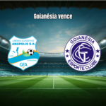 Grêmio Anápolis 1x2 Goianésia: Destaques da Partida