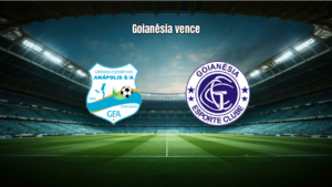 Grêmio Anápolis 1x2 Goianésia: Destaques da Partida