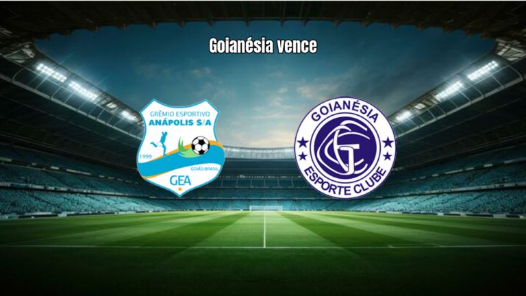 Grêmio Anápolis 1x2 Goianésia: Destaques da Partida