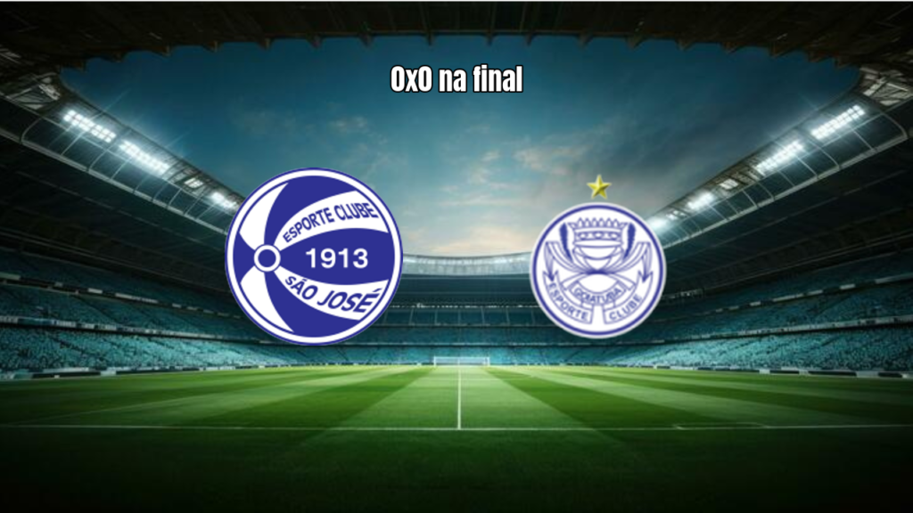 São José 0x0 Goiatuba EC: final da Série D fica em aberto