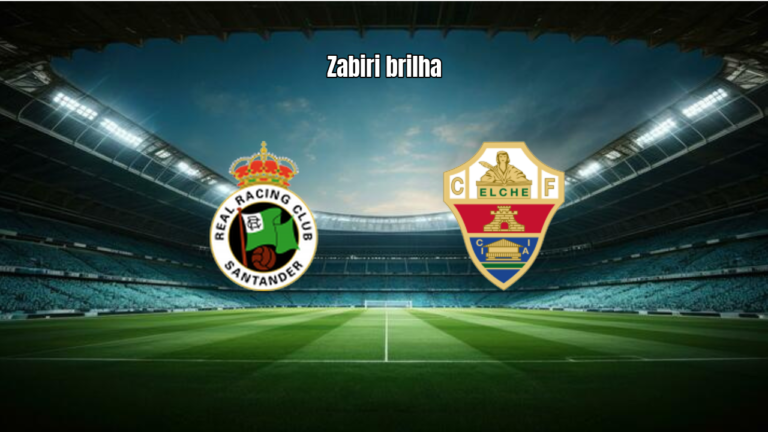 Racing Santander 3x2 Elche: Hat-trick de Zabiri marca jogo