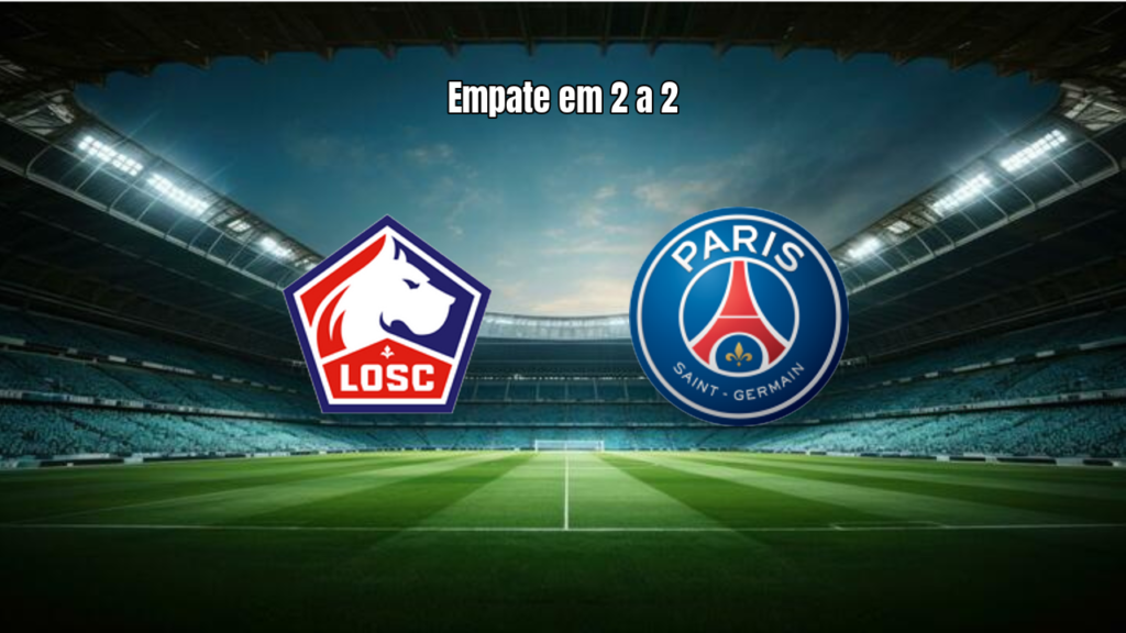Lille 2 x 2 PSG: Empate emocionante com gols nos acréscimos