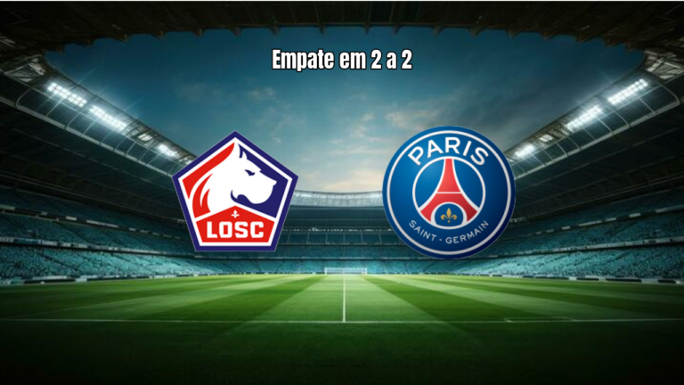 Lille 2 x 2 PSG: Empate emocionante com gols nos acréscimos