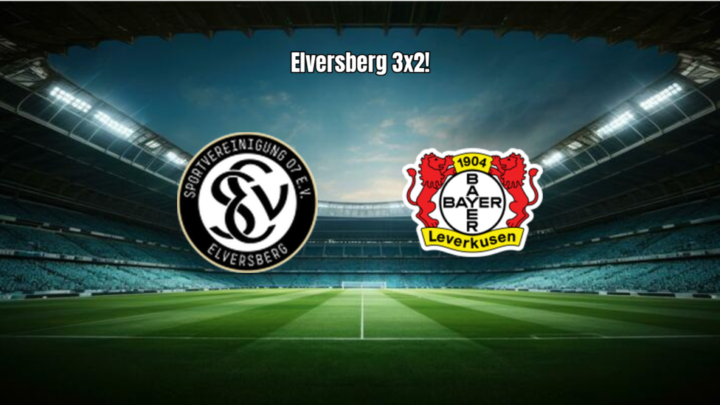 SV Elversberg 3x2 Bayer Leverkusen: estreia com surpresa