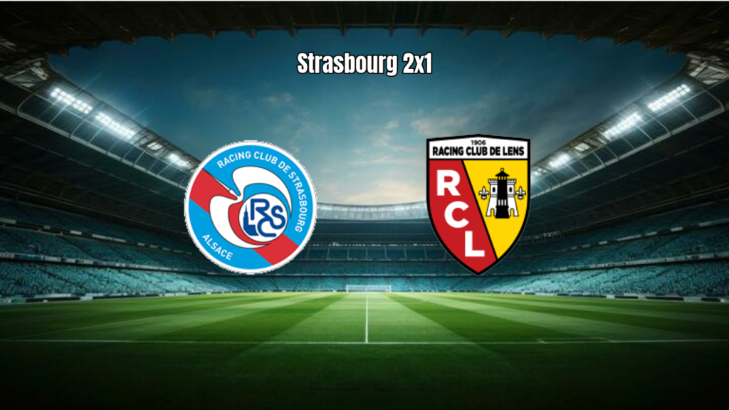 Strasbourg vira sobre Lens em jogo eletrizante na Ligue 1
