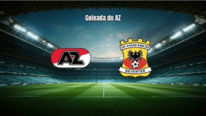 AZ Alkmaar 5x2 GO Ahead Eagles: Destaques da Partida