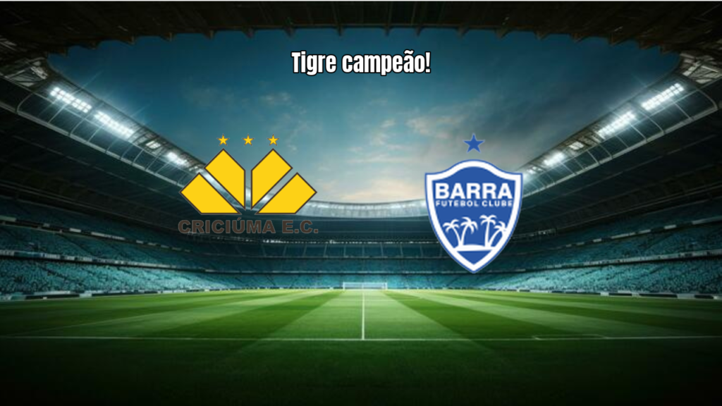 Criciuma U20 vence Barra SC U20 e conquista o Catarinense