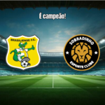 Brasiliense U20 vence Sobradinho e conquista o título