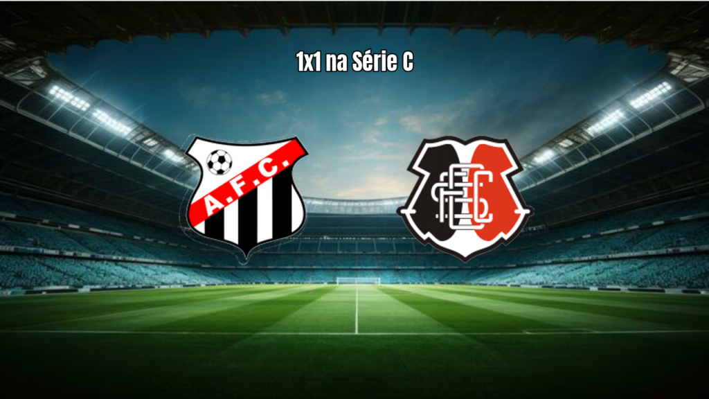 Anápolis 1x1 Santa Cruz: Empate com gols no segundo tempo