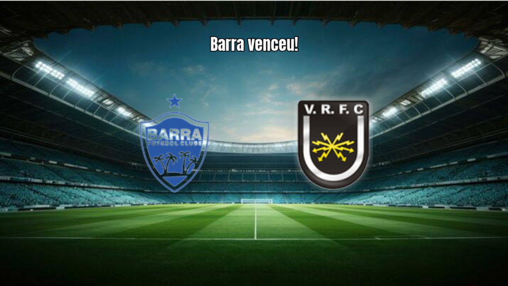 Barra vence Volta Redonda por 2 a 0 e segue vivo na Série C