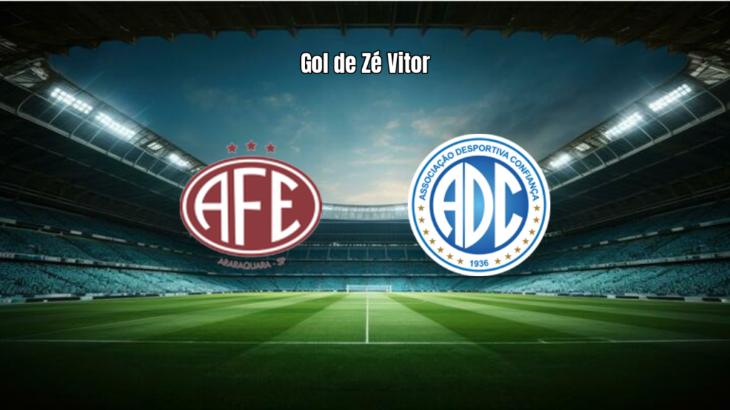 Ferroviária vence Confiança por 1 a 0 com gol de Zé Vitor
