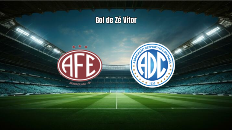 Ferroviária vence Confiança por 1 a 0 com gol de Zé Vitor