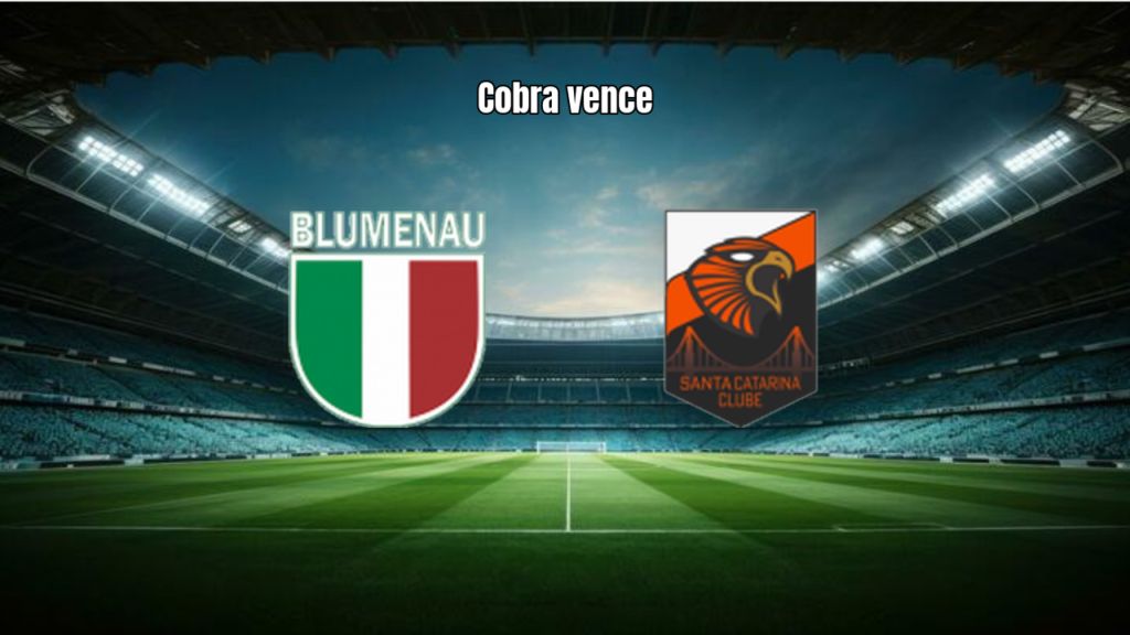 Blumenau 0x1 Santa Catarina: Cobra vence na estreia