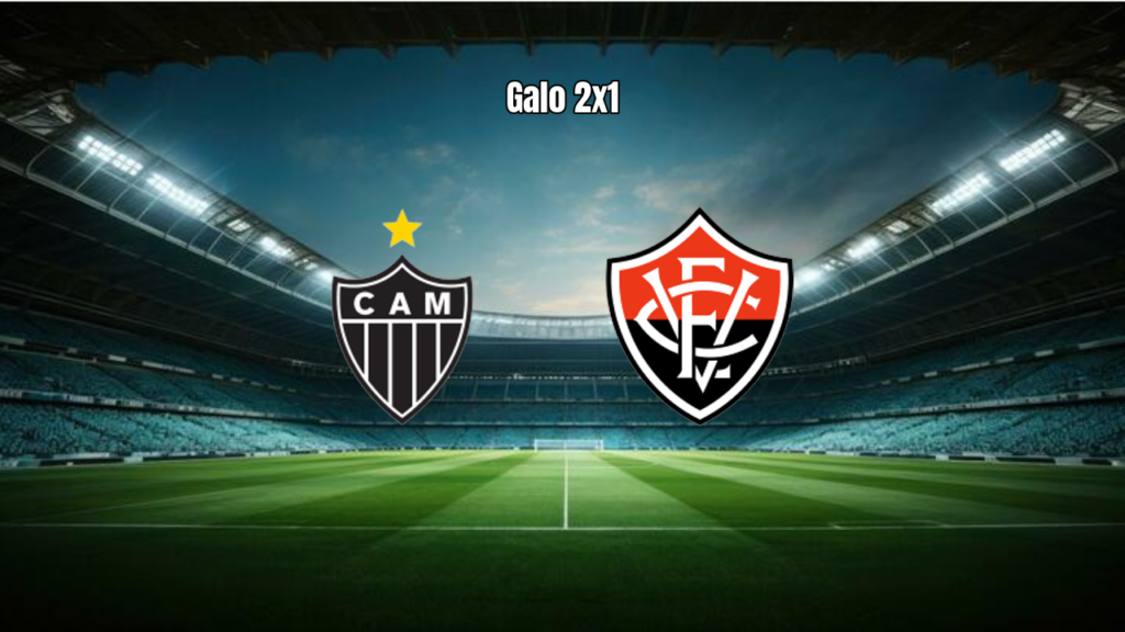 Atlético-MG 2x1 Vitória: vitória do Galo na Arena MRV