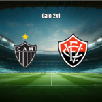 Atlético-MG 2x1 Vitória: vitória do Galo na Arena MRV
