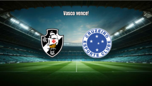 Vasco 3x1 Cruzeiro: São Januário celebra vitória sólida
