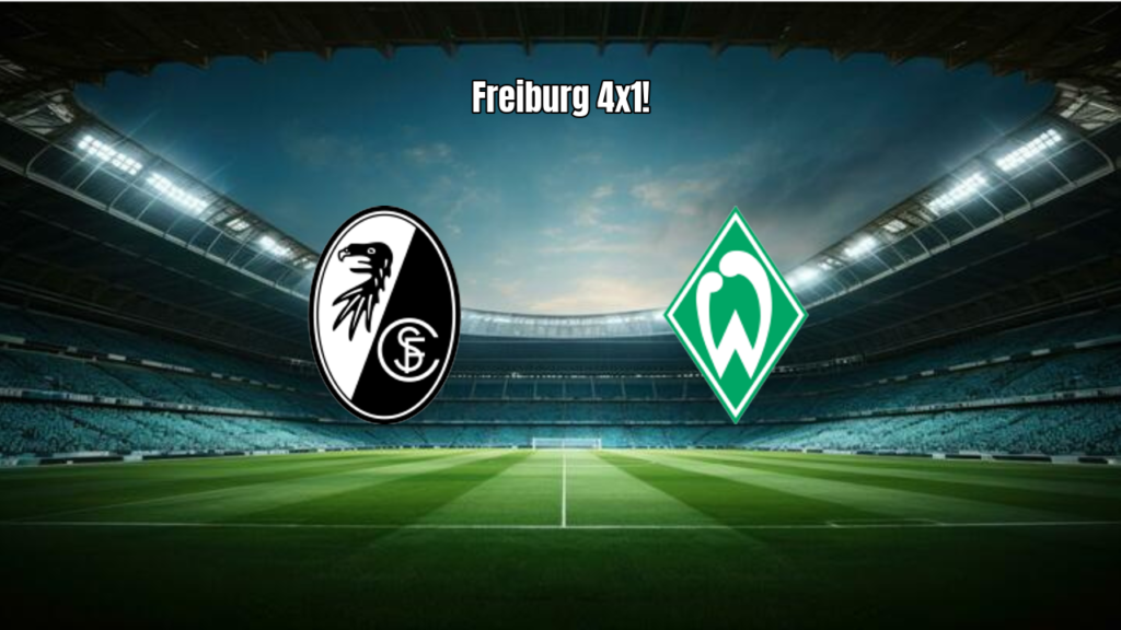 Freiburg goleia Werder Bremen na abertura da Bundesliga