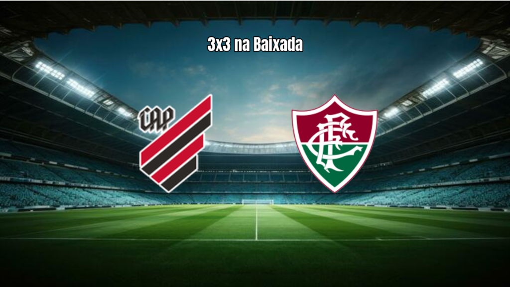 Athletico-PR e Fluminense empatam em 3 a 3 na Baixada
