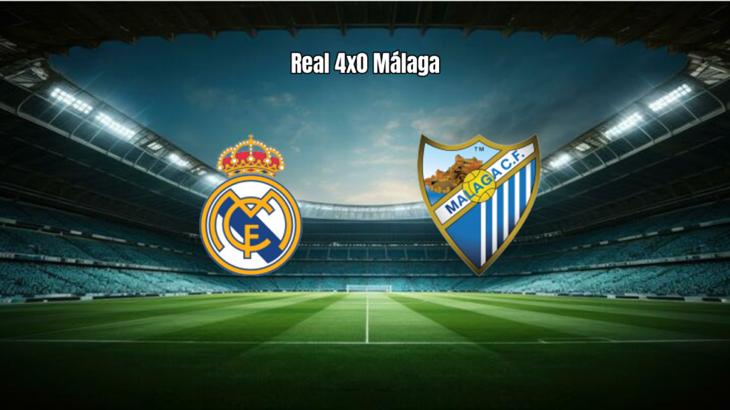 Real Madrid 4x0 Málaga: Show no Bernabéu pela La Liga